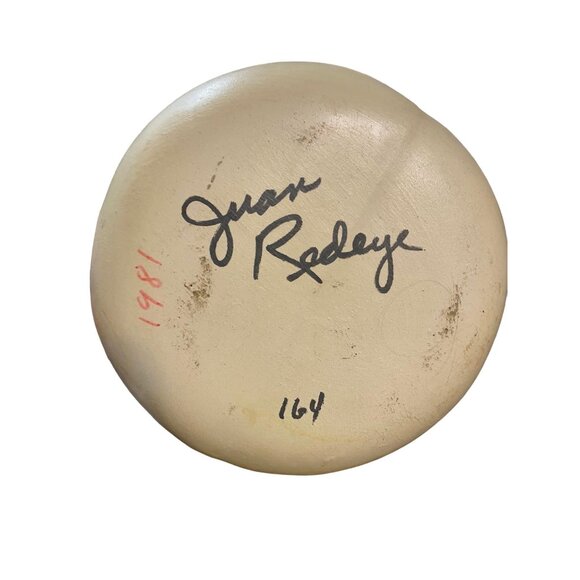 Signed 1981 Native American Juan Redeye RARE Pottery Mug Signed Navajo Southwest - Picture 4 of 4